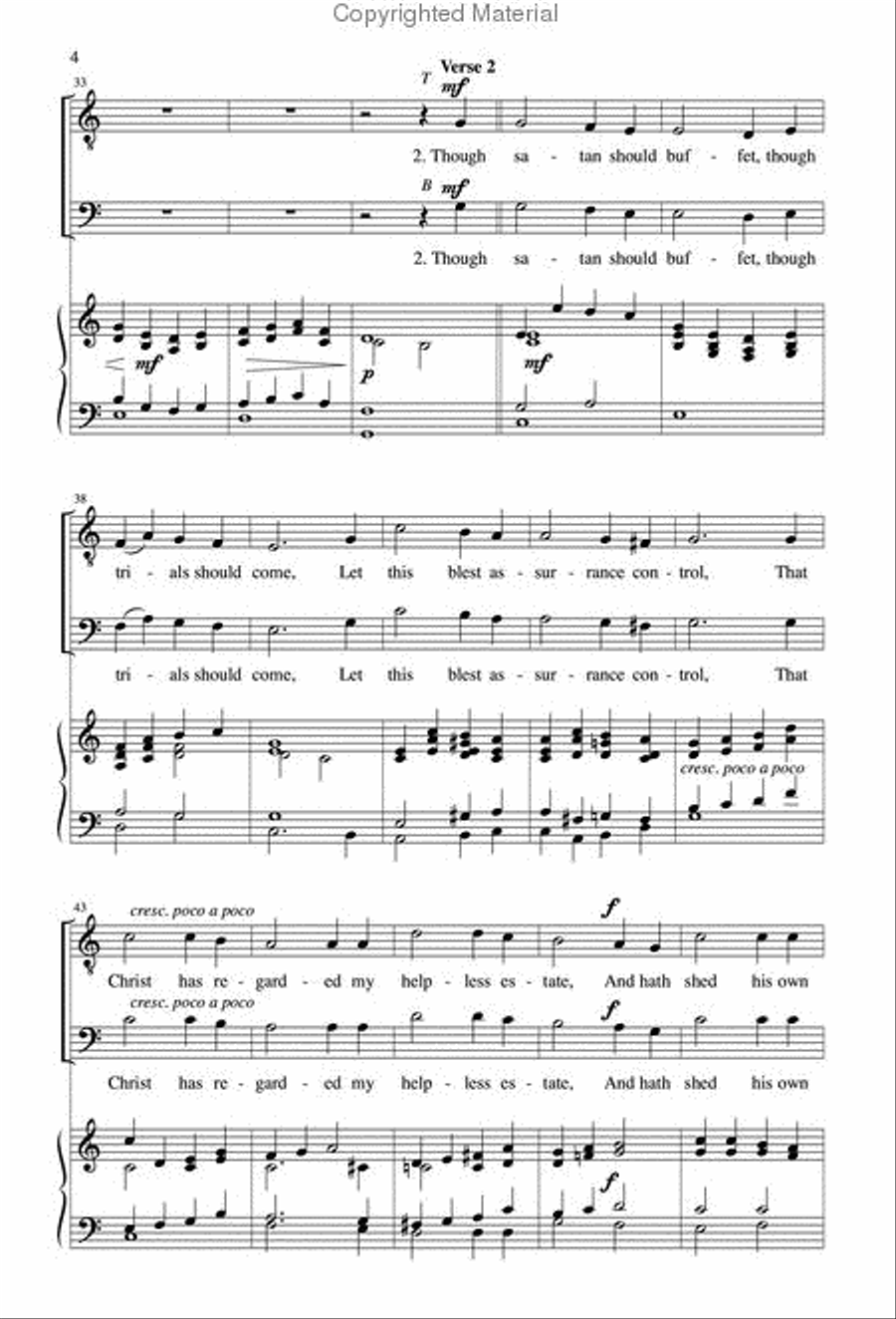 It Is Well With My Soul SSAATTBB scores gallery preview page 4