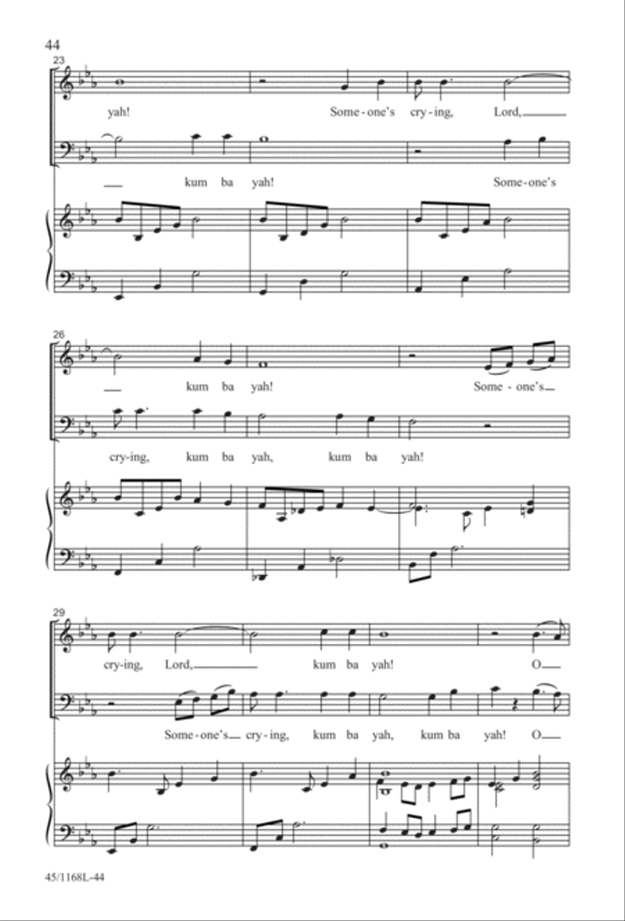 8 Anthems for About 12 Singers 3-Part scores gallery preview page 44