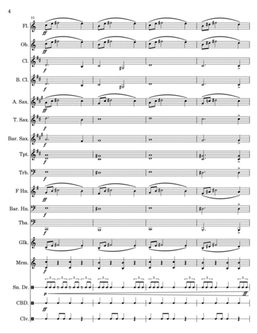 The Magician The Magician Concert Band scores gallery preview page 4