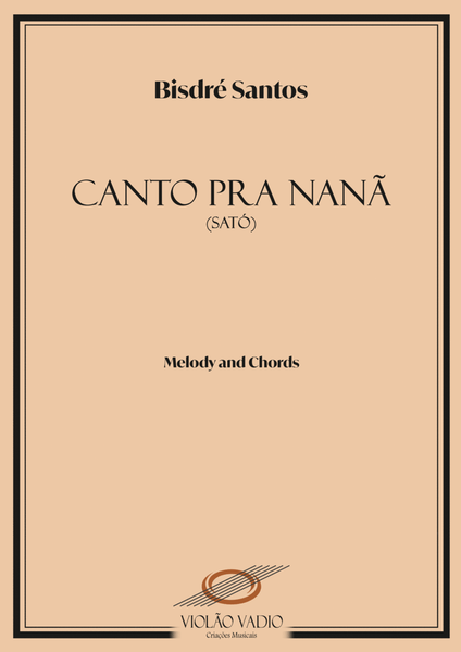 Canto pra Nanã (singing for Nanã) - Melody and chords image number null