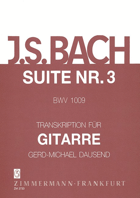 Six Suites BWV 1009