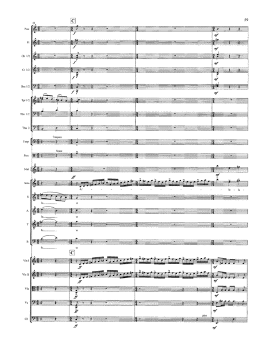 Regina Coeli (Study Score) Choir scores gallery preview page 22