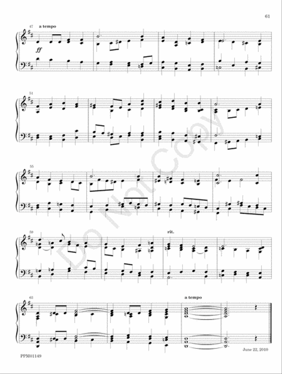 Organ Works for the Church Year Organ scores gallery preview page 67