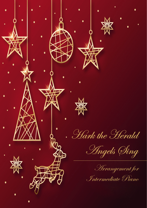Book cover for Hark the Herald Angels Sing (piano solo)