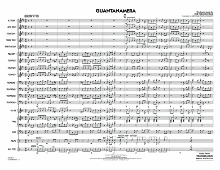 Guantanamera - Conductor Score (Full Score)