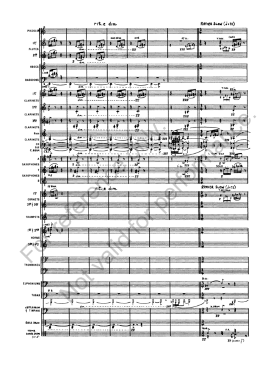 Salome's Dance (Dance of the Seven Veils) Concert Band scores gallery preview page 7