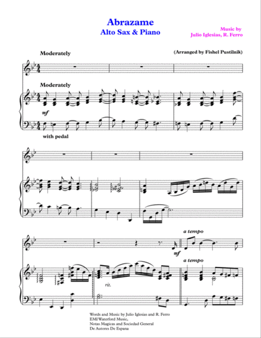 Abrazame Woodwind Duet scores gallery preview page 2