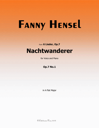 Nachtwanderer, by Fanny Hensel, in A flat Major