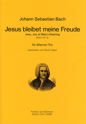 Book cover for Jesus bleibet meine Freude BWV 147/10 (für Gitarren-Trio)