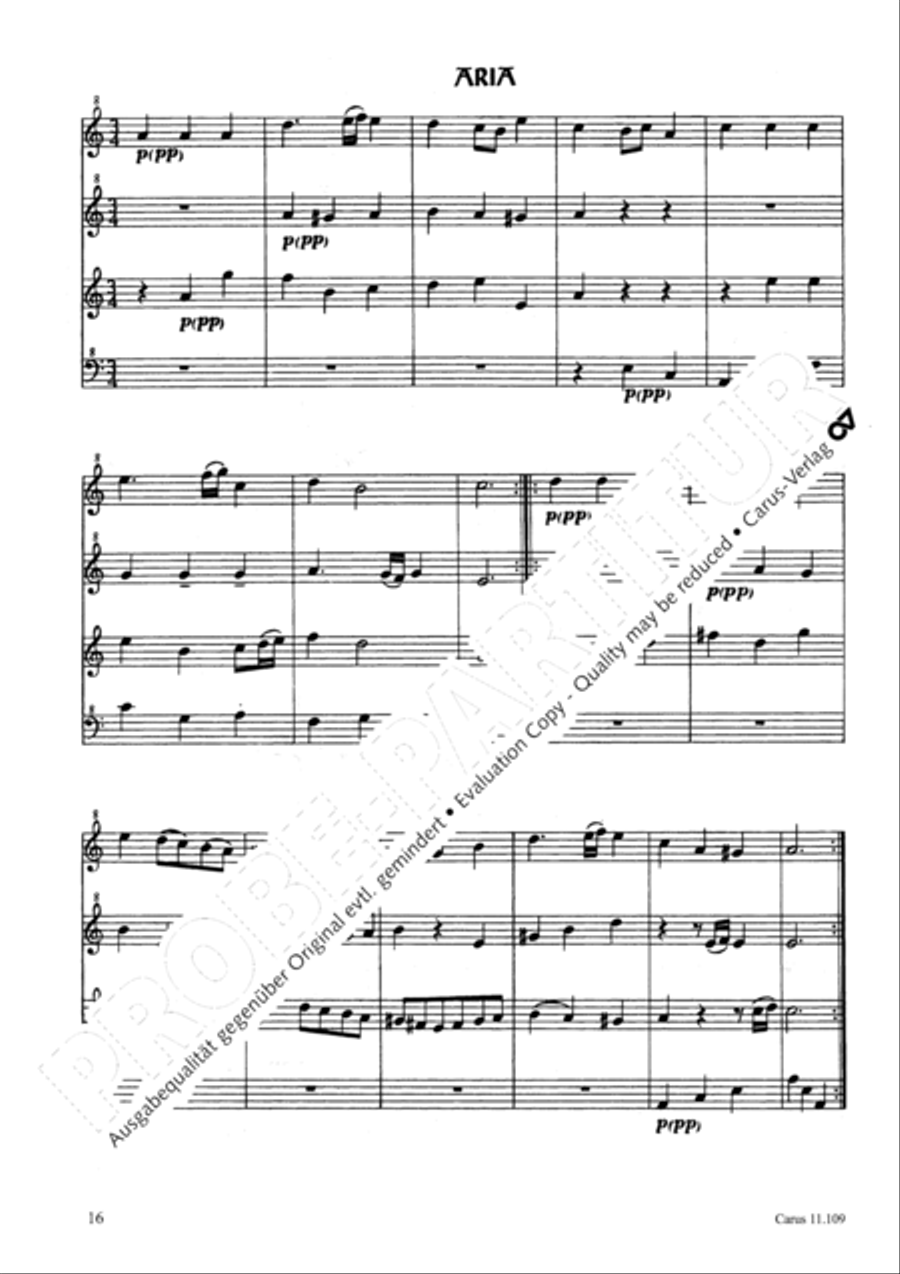 Kleine Suite Recorder scores gallery preview page 19