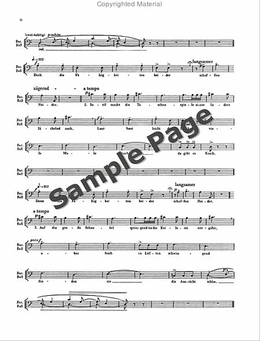 Wyttenbach J Sutil+laar Scherzlieder Mixed Choir scores gallery preview page 7