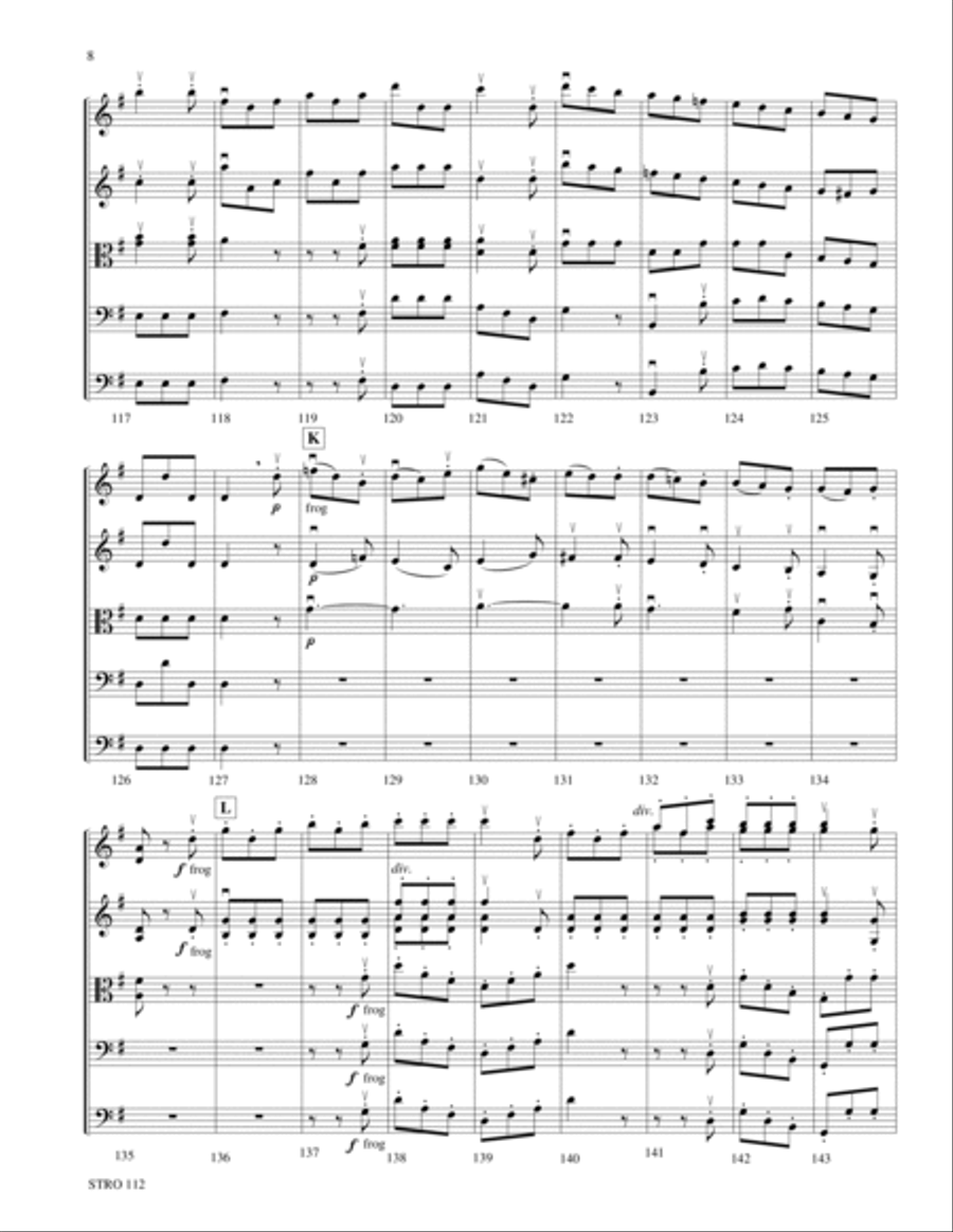 Symphony No. 17 in G, K. 129: Finale Orchestra scores gallery preview page 7