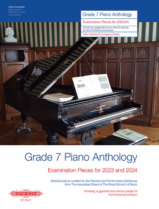 Book cover for Grade 7 Piano Anthology