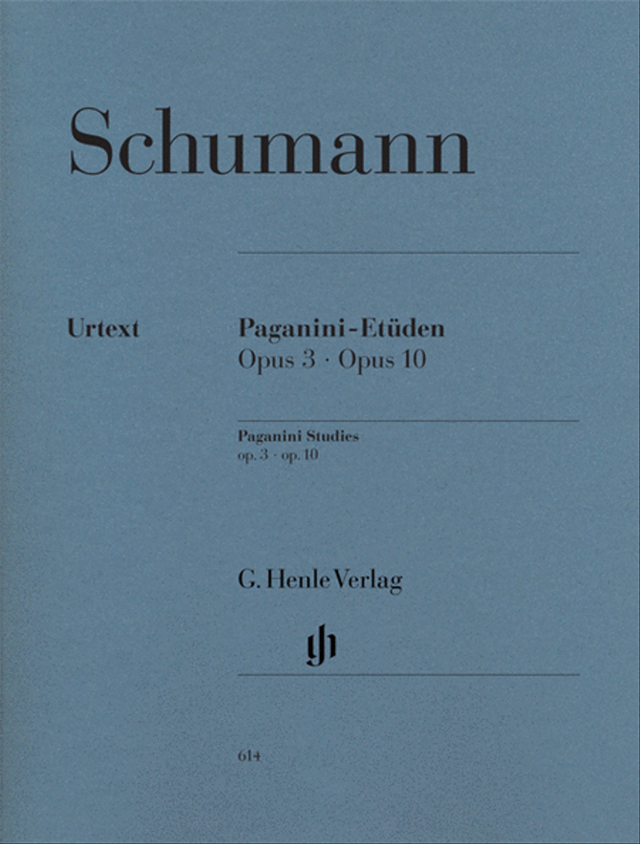 Paganini Studies, Op. 3 and Op. 10 Piano Method scores gallery preview page 1
