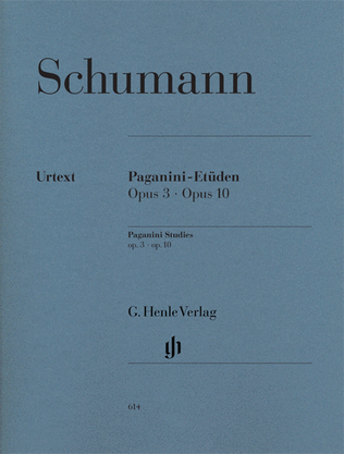 Book cover for Paganini Studies, Op. 3 and Op. 10