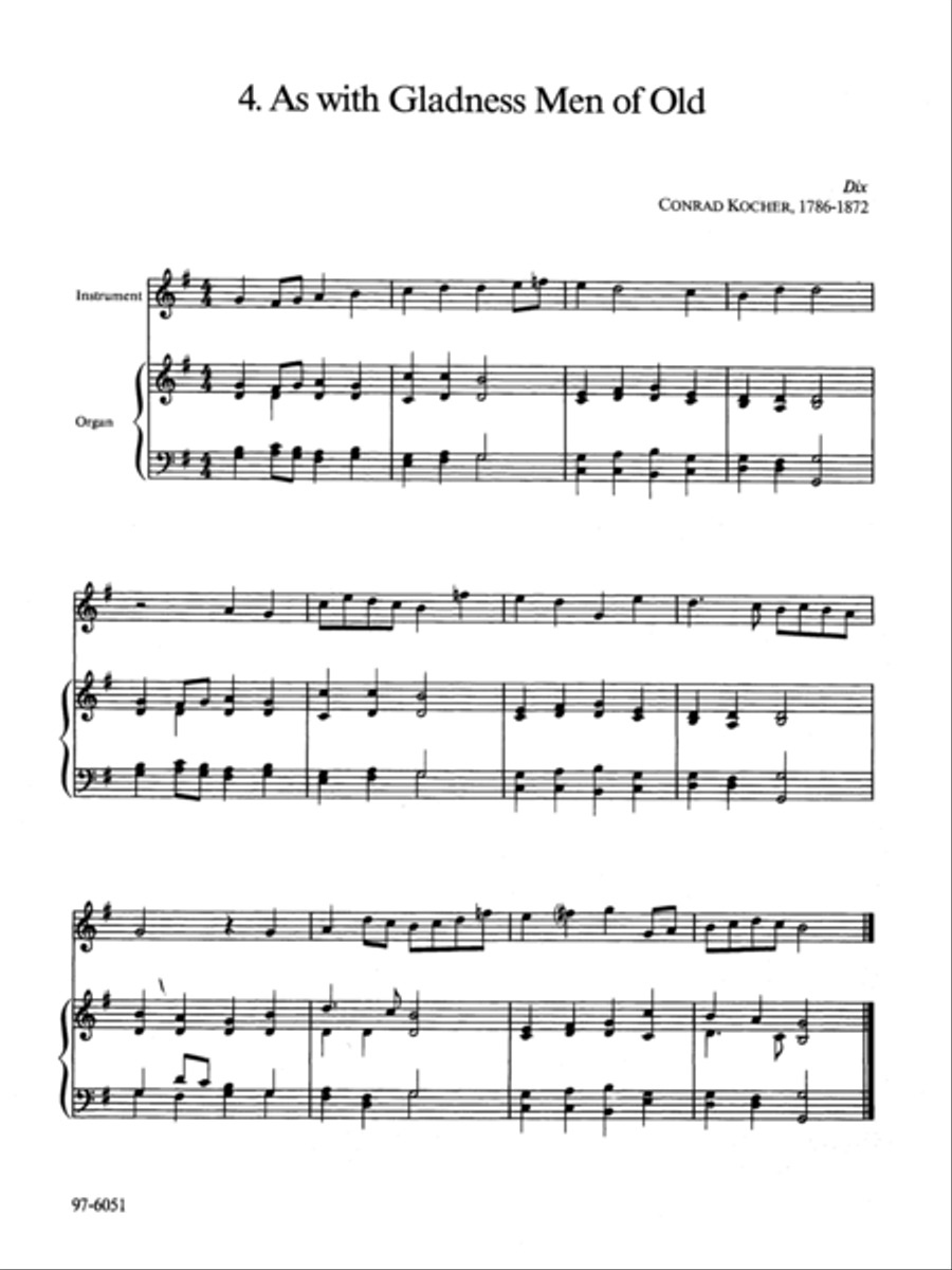 Hymn Descants, Set I (Advent & Christmas) Organ scores gallery preview page 6