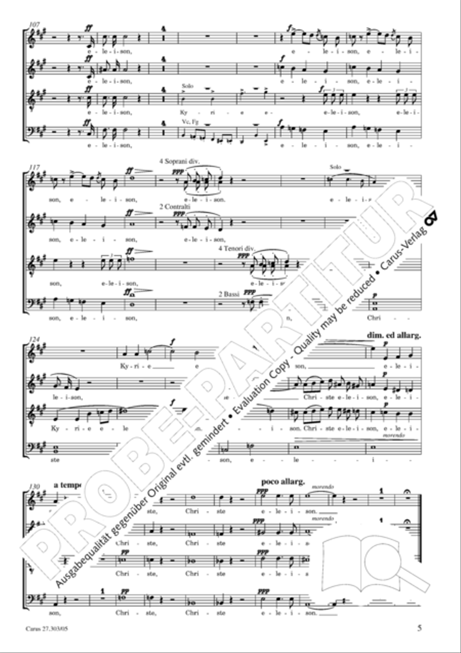 Messa da Requiem 4-Part scores gallery preview page 6