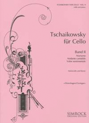 Book cover for Tschaikowsky For Cello Vol. II