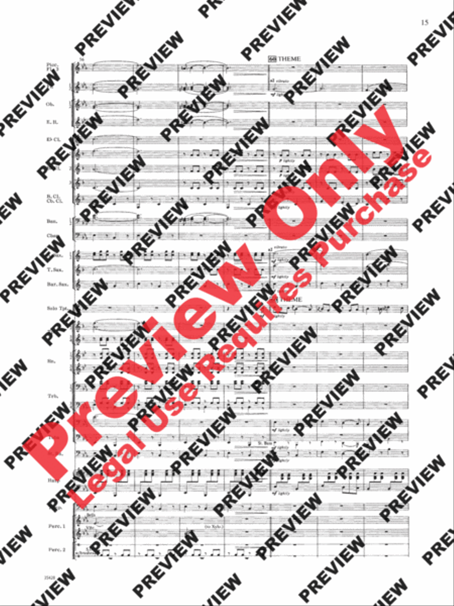 Le Carnaval de Venise Concert Band scores gallery preview page 16