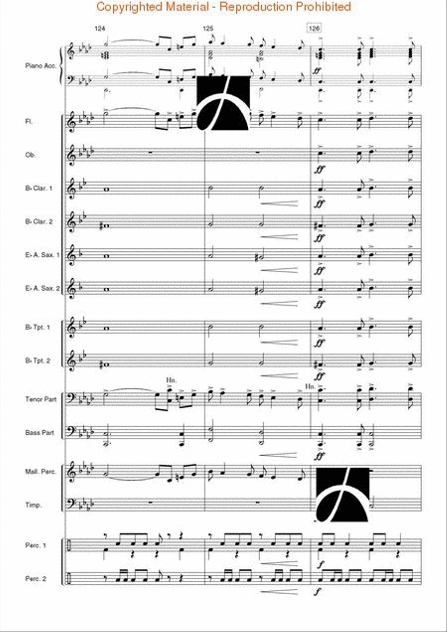 Spanish Overture Concert Band scores gallery preview page 24