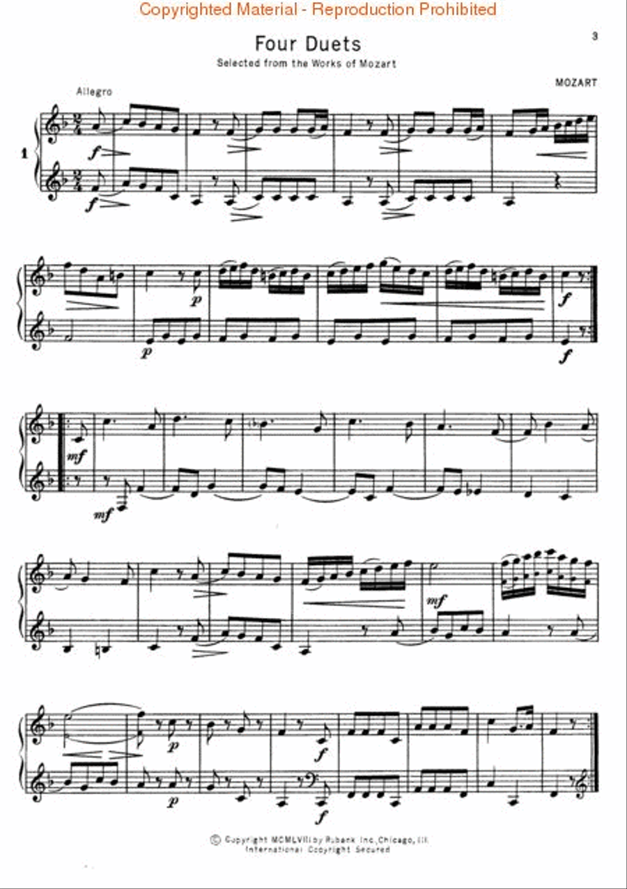 Selected Duets for French Horn Brass Duet scores gallery preview page 2