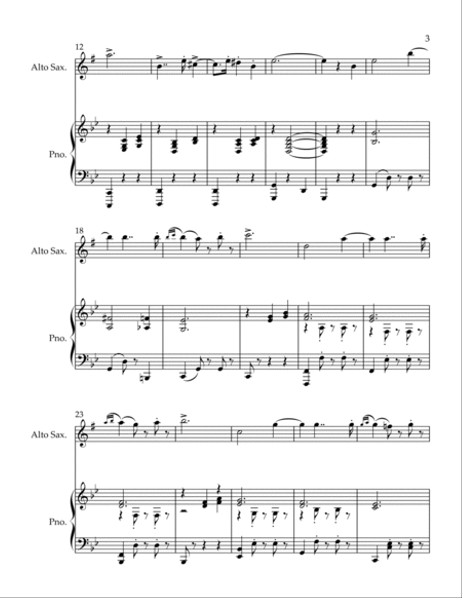 Liebesleid Liebesleid Alto Saxophone scores gallery preview page 3