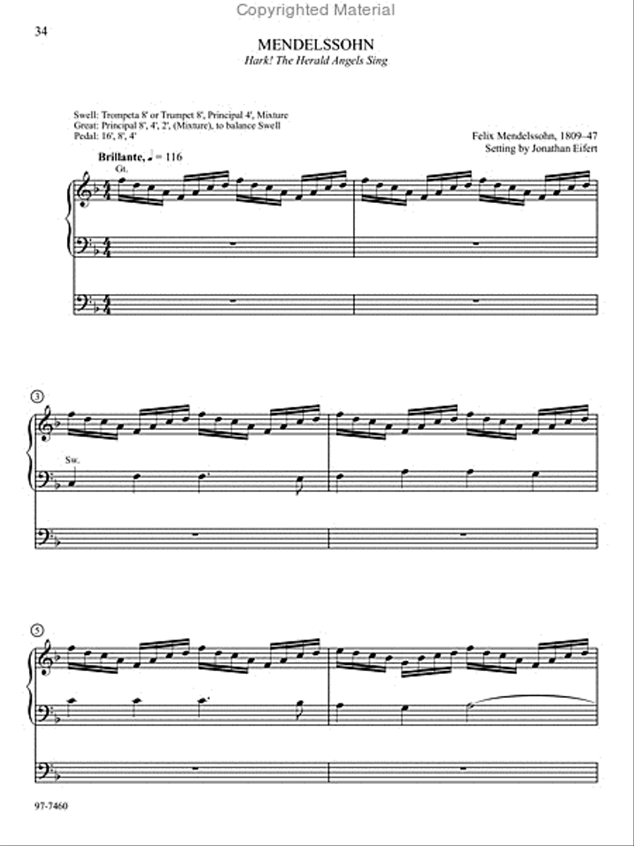 Hymn Prelude Library: Lutheran Service Book, Vol. 7 (M) Organ scores gallery preview page 6