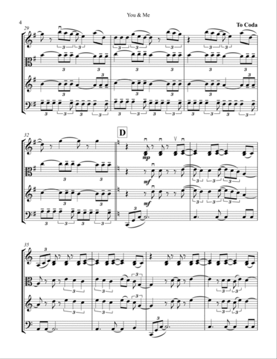 You & Me String Trio scores gallery preview page 4