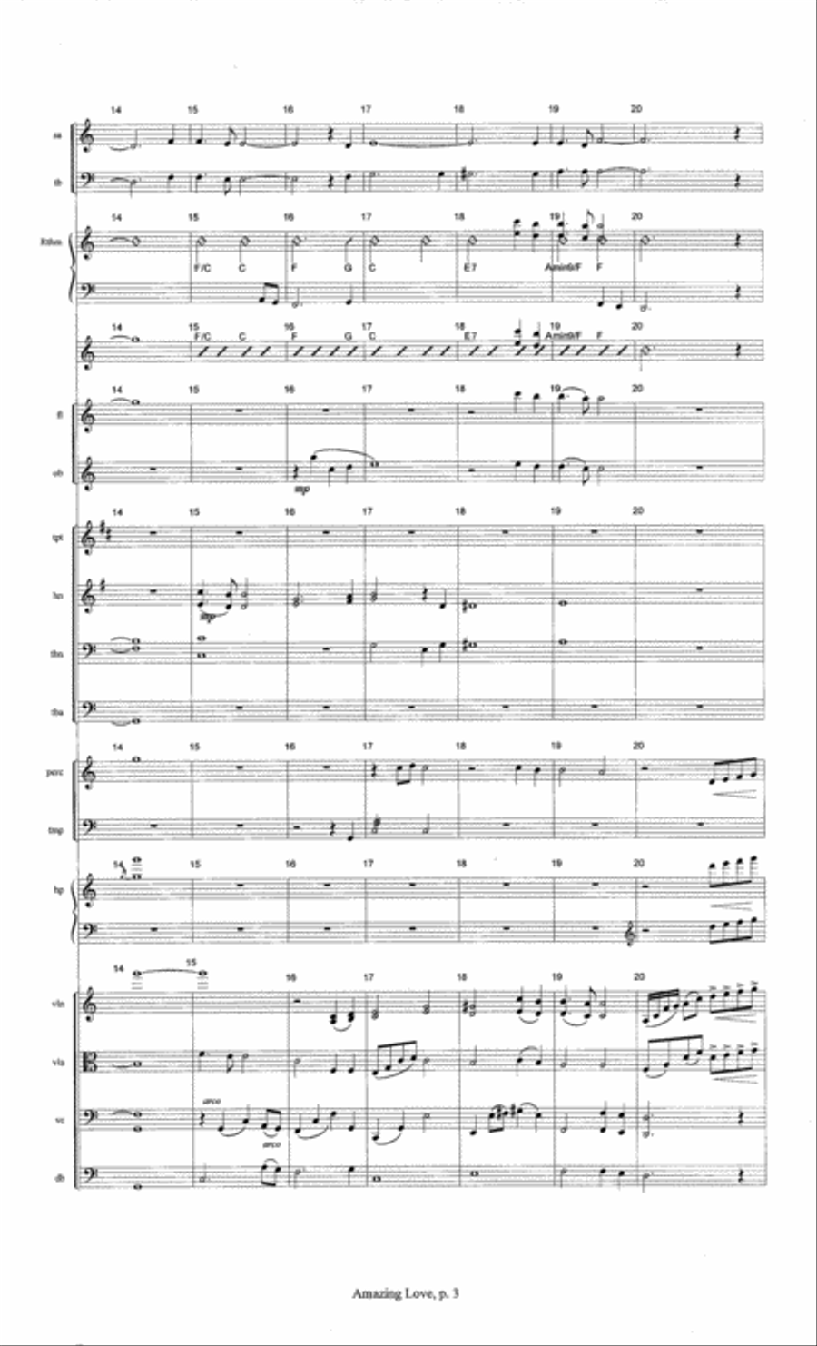 Amazing Love Choir scores gallery preview page 4