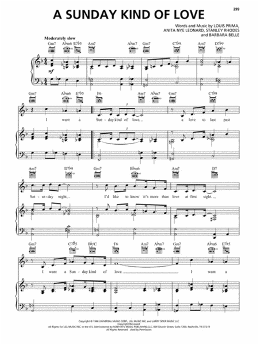 The Big Book of Love Songs – 3rd Edition Piano, Vocal, Guitar scores gallery preview page 5