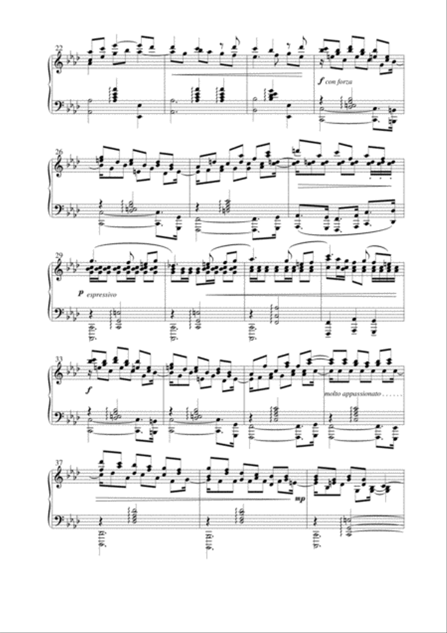 Waltz in F Minor Piano Solo scores gallery preview page 2