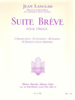 Book cover for Suite Breve
