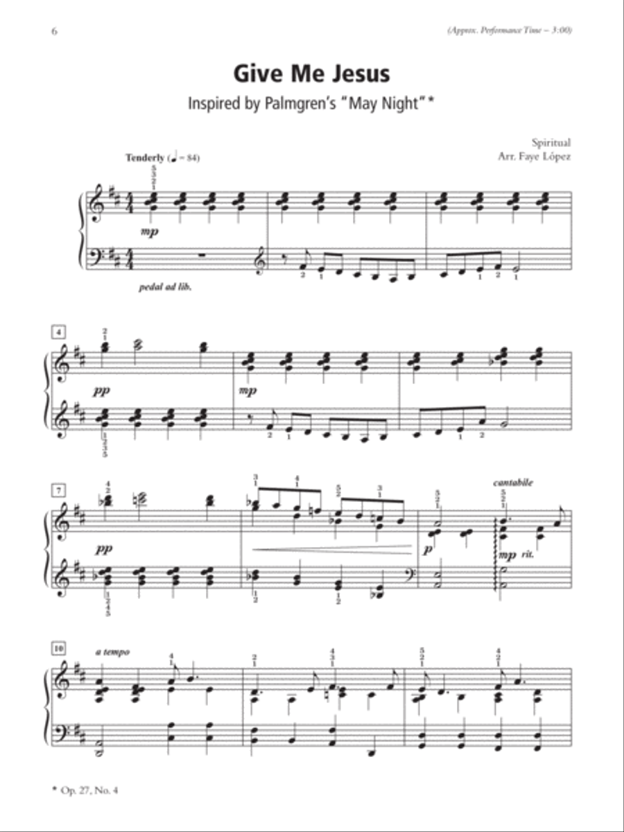 An Impressionist-Style Service Piano Solo scores gallery preview page 3
