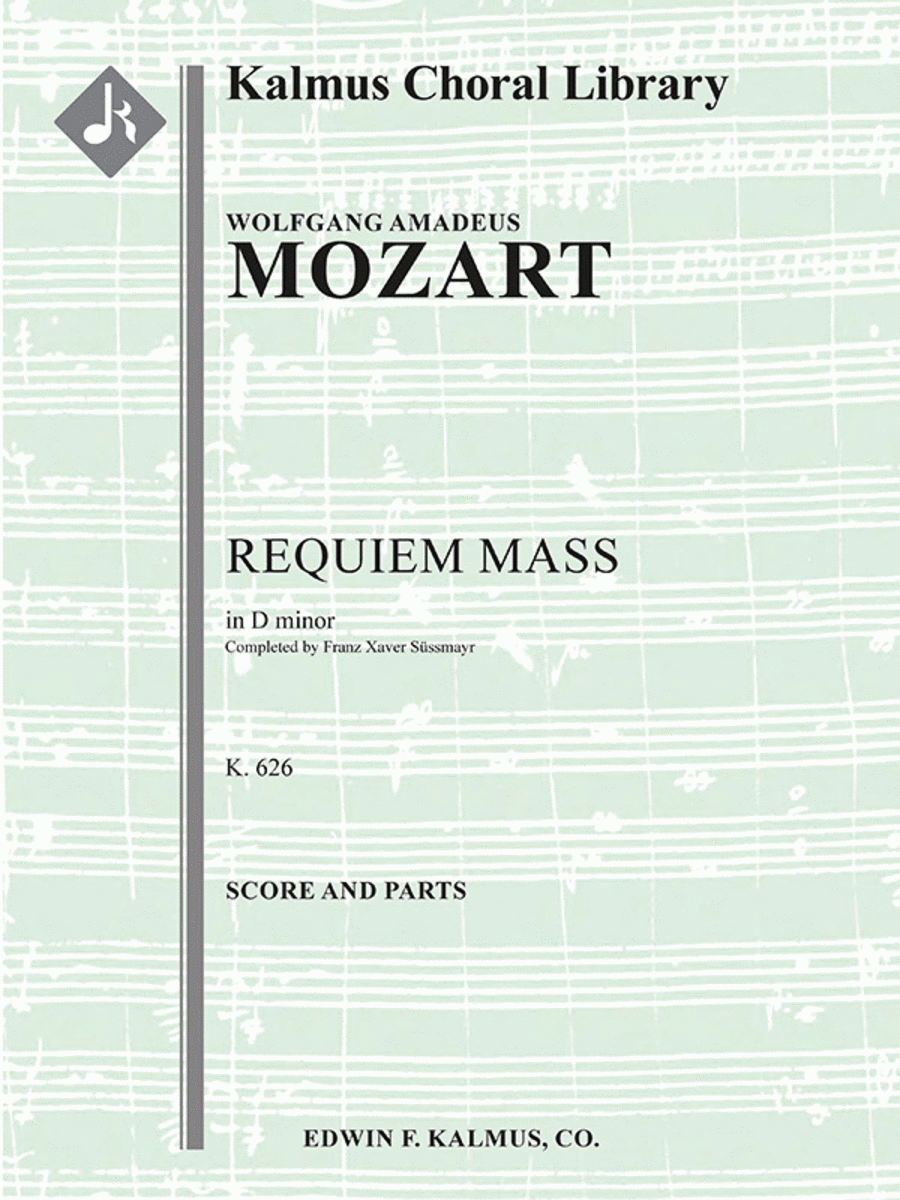 Requiem Mass in D minor, K. 626 Choir scores gallery preview page 1