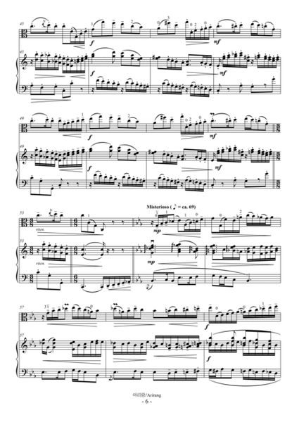 Arirang (For Viola and Piano) image number null