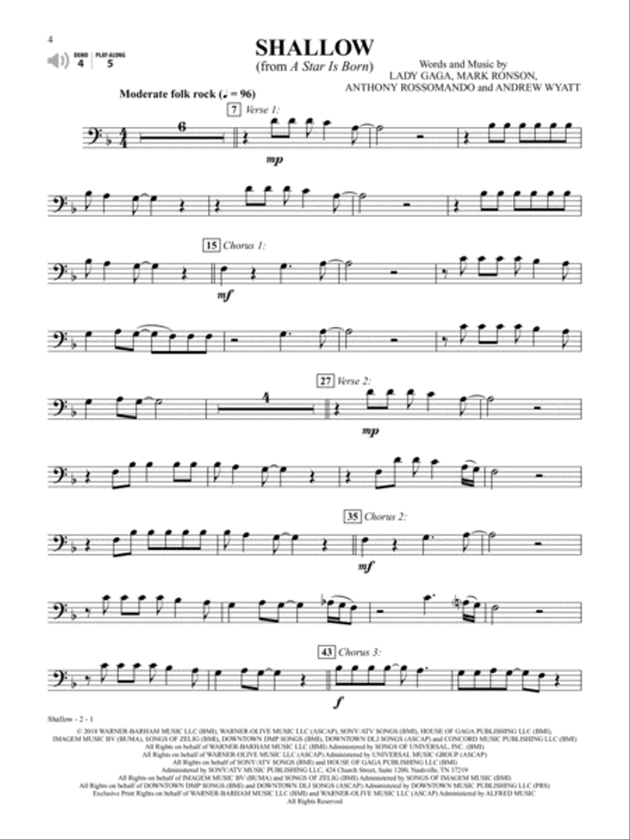 Top Broadway & Movie Songs Instrumental Solos image number null