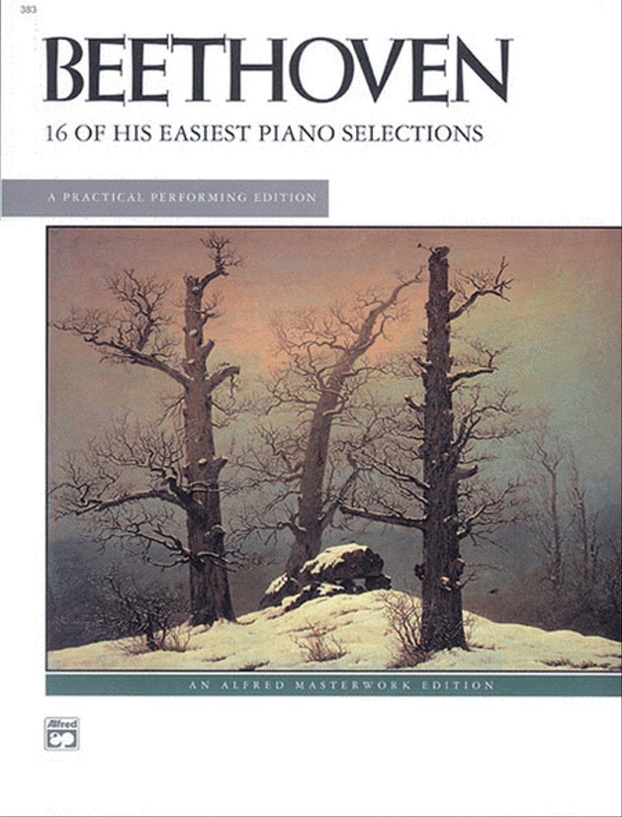 Beethoven -- 16 Easiest Selections Piano Solo scores gallery preview page 1