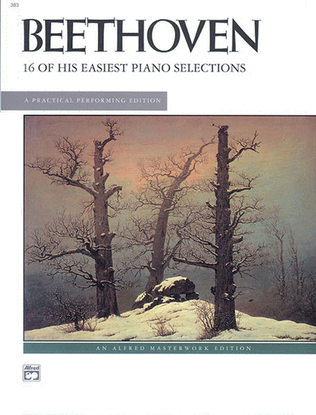 Book cover for Beethoven -- 16 Easiest Selections