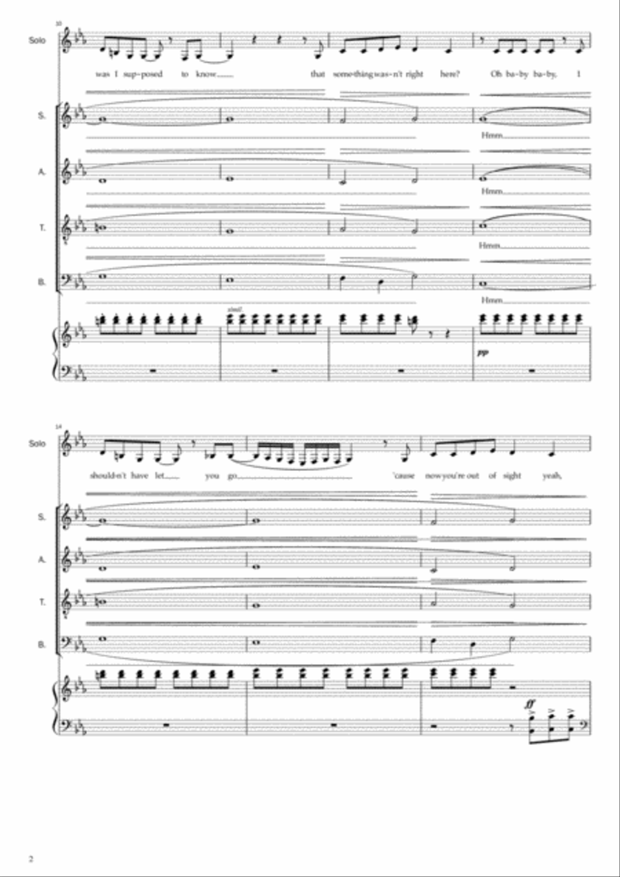 ...baby One More Time 4-Part scores gallery preview page 2