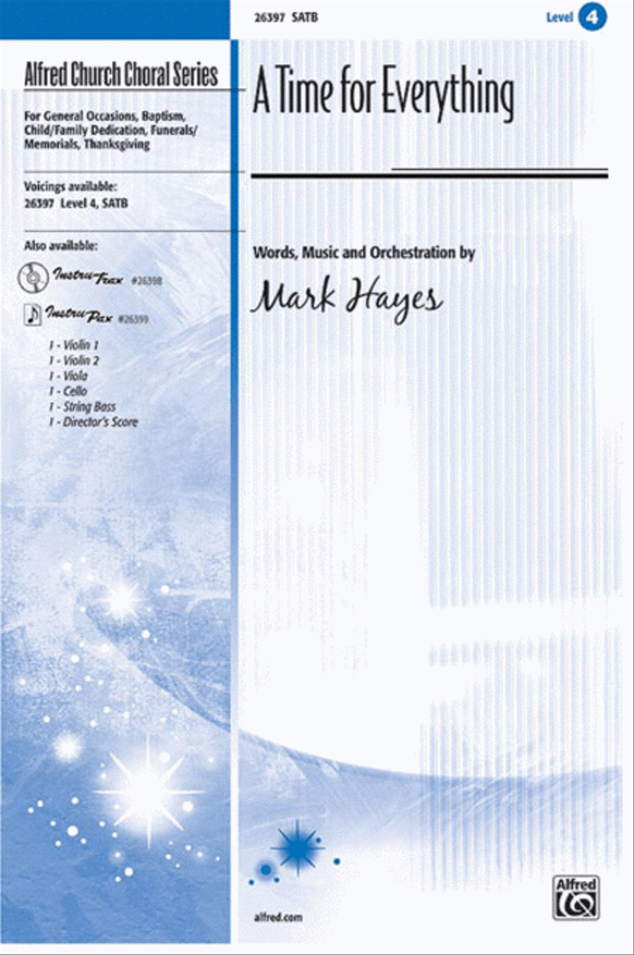 A Time for Everything 4-Part scores gallery preview page 1