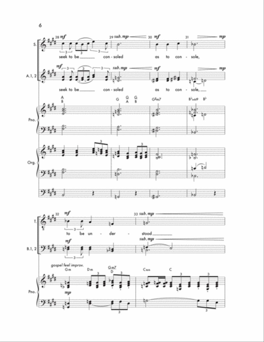 Prayer For The Congregation Divisi scores gallery preview page 5