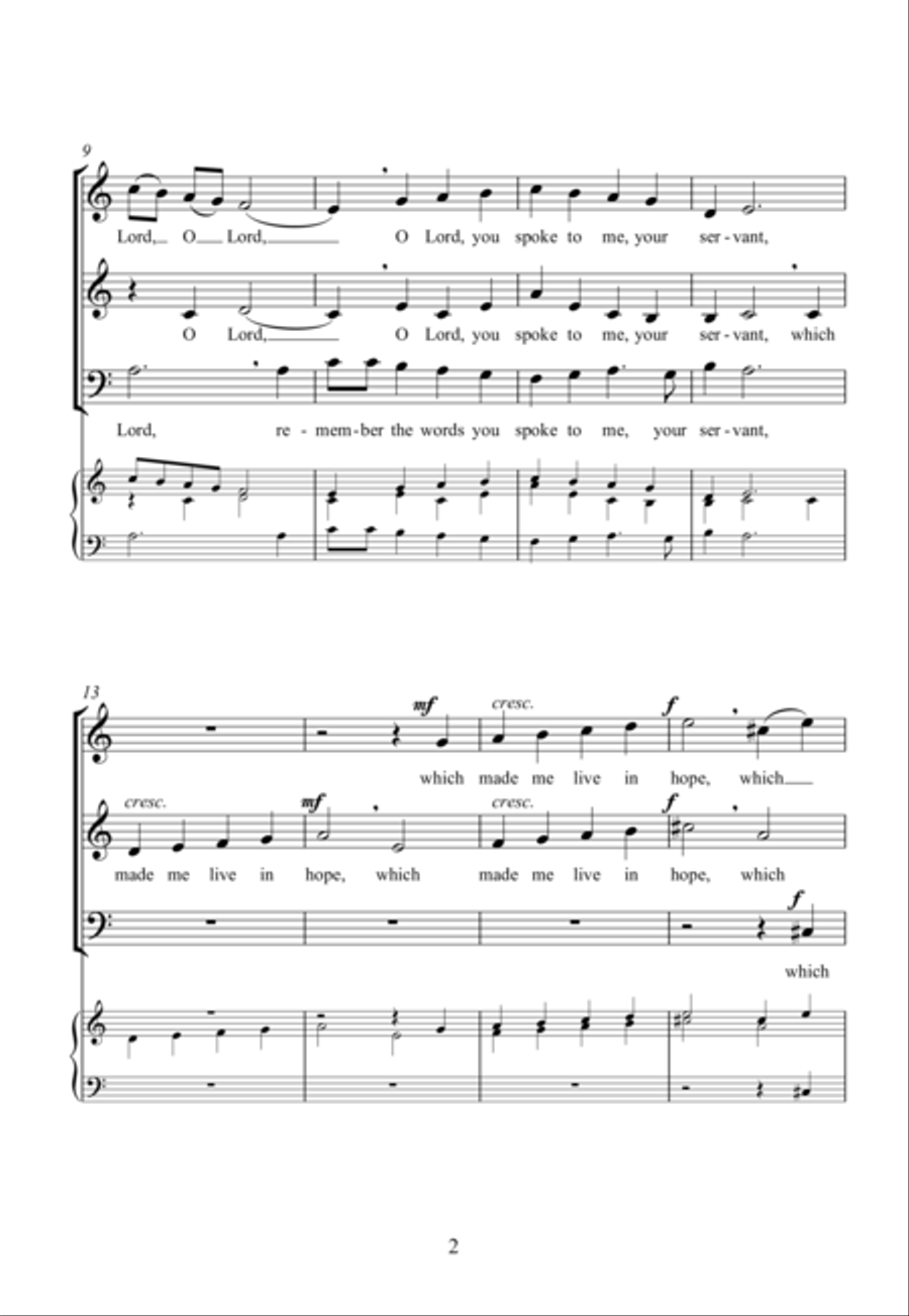 Two Communion Antiphons 3-Part scores gallery preview page 3