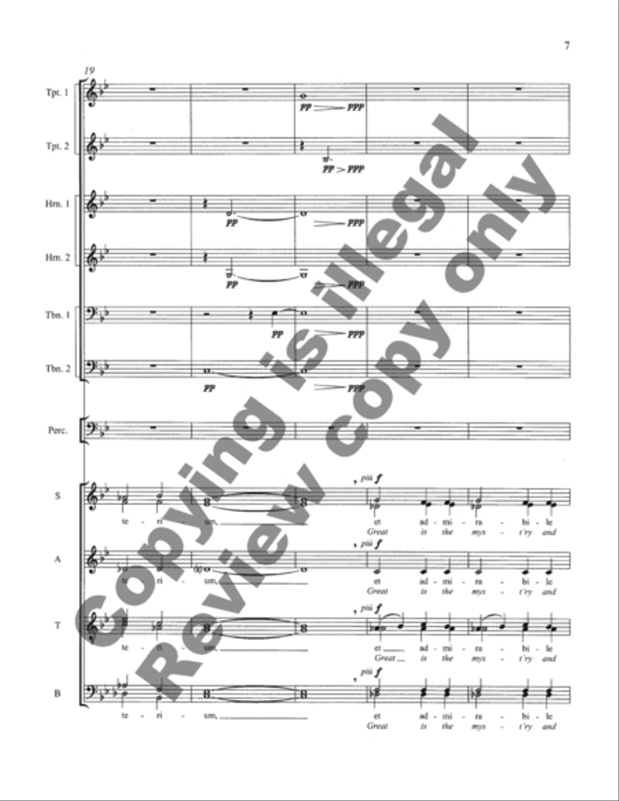 O Magnum Mysterium (Full Score) Choir scores gallery preview page 26