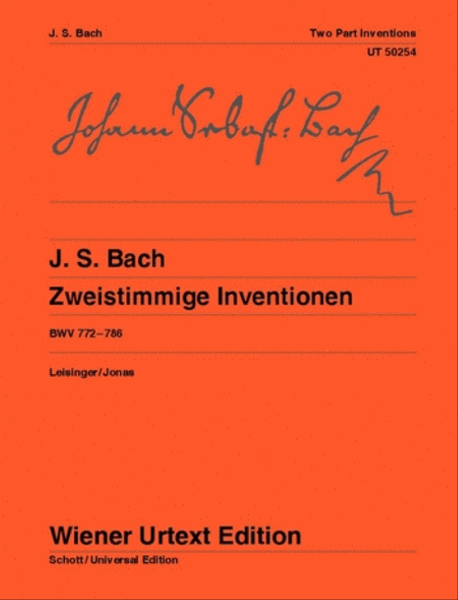 Two-Part Inventions Chamber Music scores gallery preview page 1