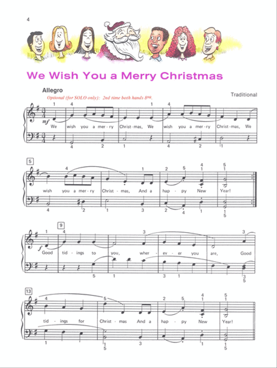 Alfred's Basic Piano Course Merry Christmas!, Level 3 Piano Method scores gallery preview page 3