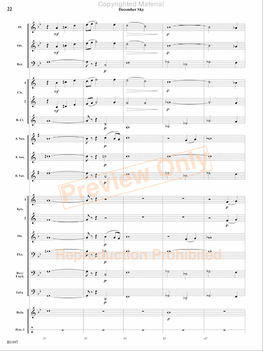 Curtain Up! Concert Band scores gallery preview page 67
