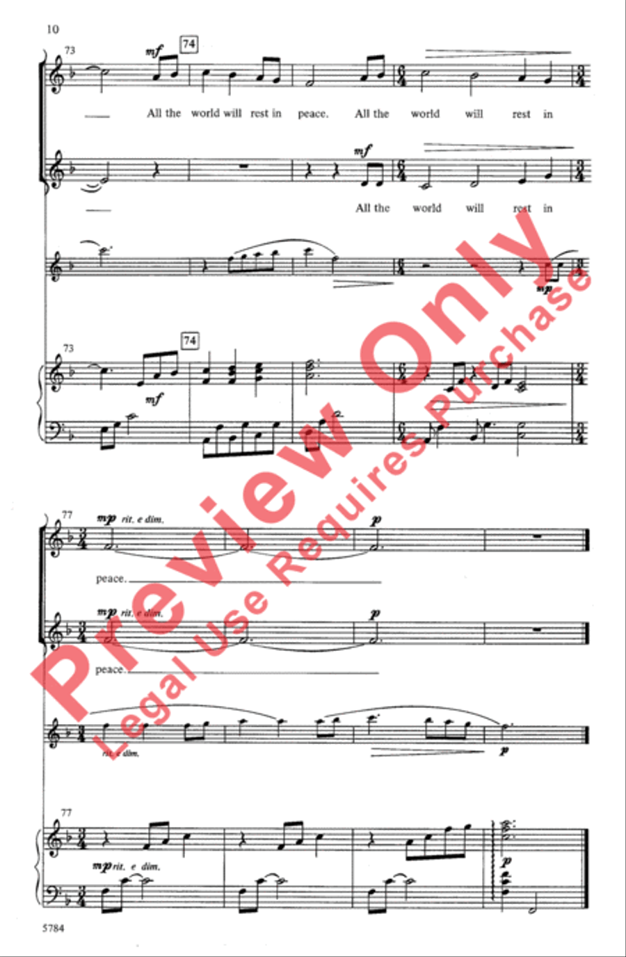 Child of Peace Child of Peace 2-Part scores gallery preview page 10