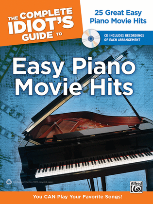 Book cover for The Complete Idiot's Guide to Easy Piano Movie Hits