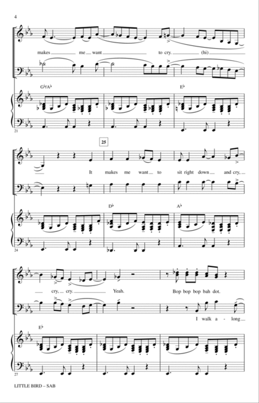 Little Bird Little Bird 3-Part scores gallery preview page 3