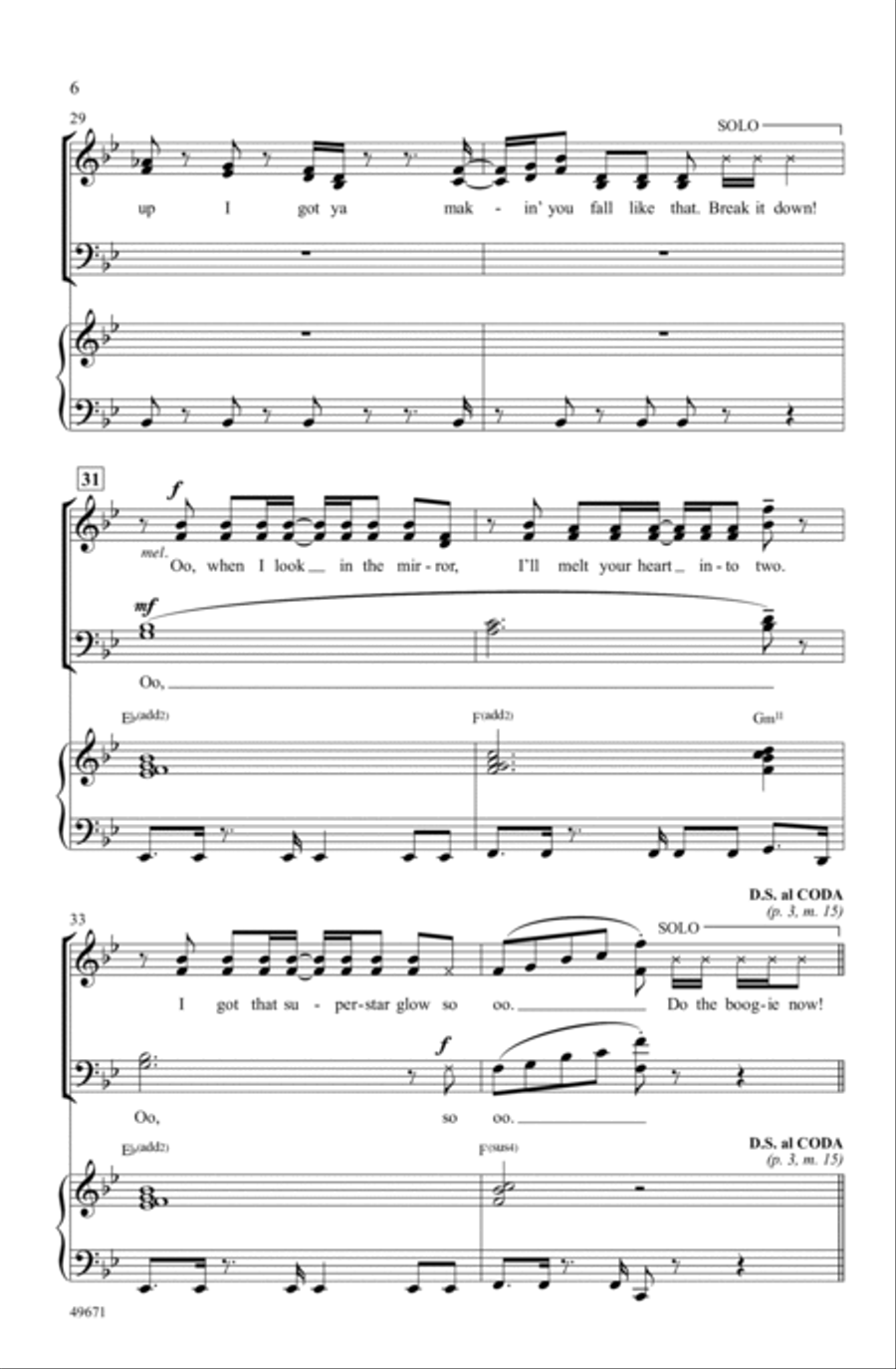 Butter Butter Choir scores gallery preview page 5